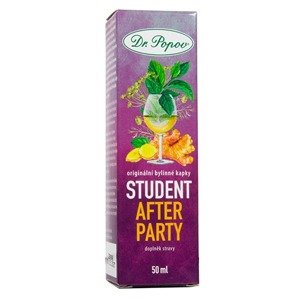 STUDENT After party, bylinné kapky, 50 ml Dr. Popov