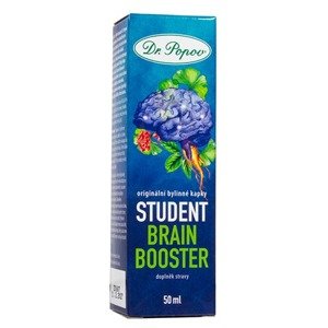 STUDENT Brain booster, bylinné kapky, 50 ml Dr. Popov
