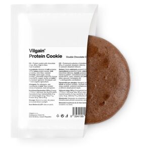 Vilgain Protein Cookie double chocolate chip 80 g - Zkrácená trvanlivost