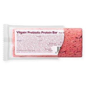 Vilgain Prebiotic Protein Bar pink macaron 55 g - Zkrácená trvanlivost