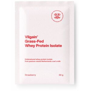 Vilgain Grass-Fed Whey Protein Isolate jahoda 30 g - Zkrácená trvanlivost